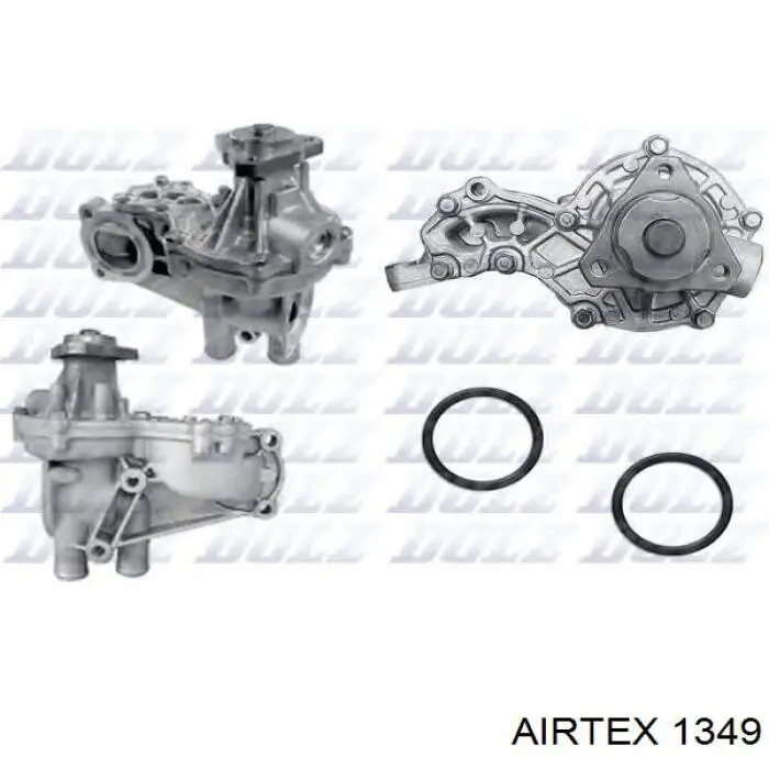 1349 Airtex bomba de agua, completo con caja