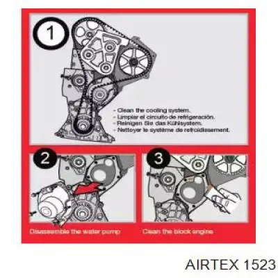 1523 Airtex bomba de agua