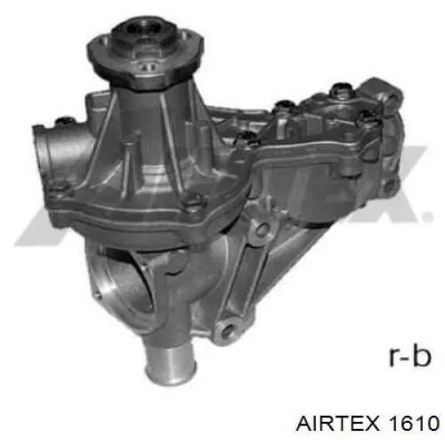 1610 Airtex bomba de agua, completo con caja