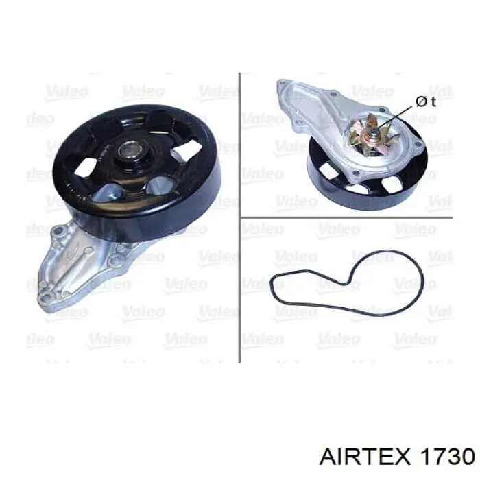 1730 Airtex bomba de agua