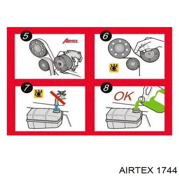 1744 Airtex adsorbente de vapor de combustible