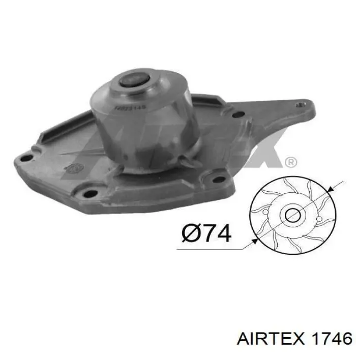 1746 Airtex bomba de agua