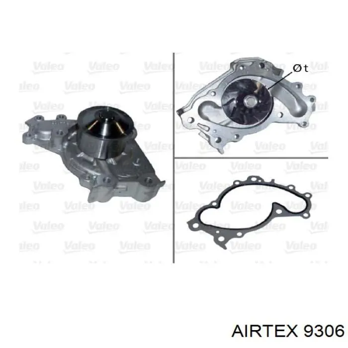 9306 Airtex bomba de agua