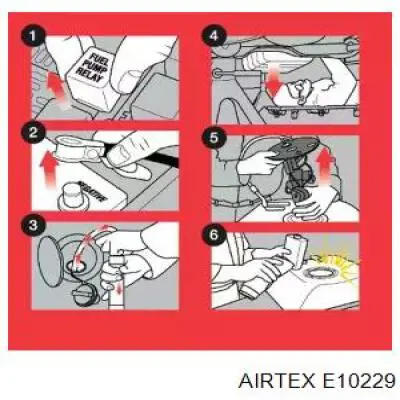 E10229 Airtex elemento de turbina de bomba de combustible