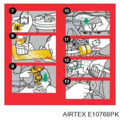  Elemento de turbina de bomba de combustible para Alfa Romeo 156 932