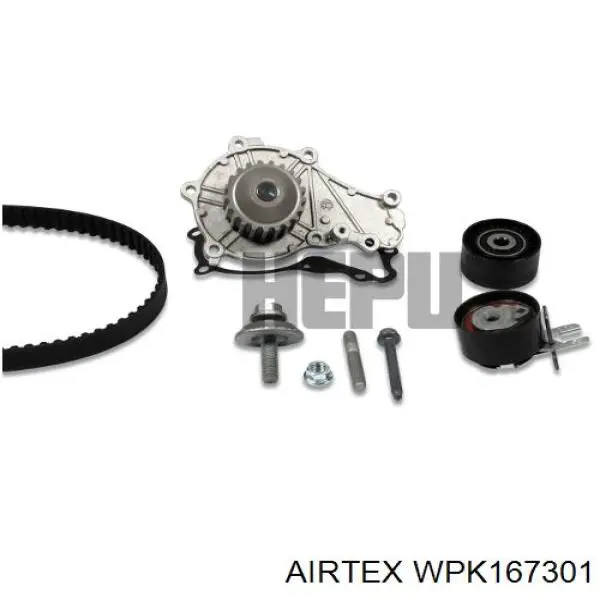 WPK-167301 Airtex kit correa de distribución