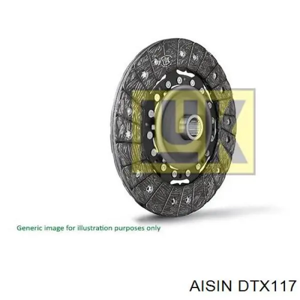 DTX117 Aisin disco de embrague