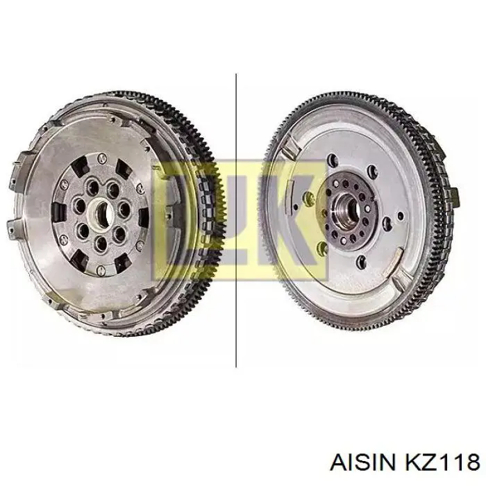 KZ118 Aisin kit de embrague (3 partes)