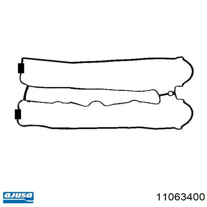 11063400 Ajusa junta de la tapa de válvulas del motor