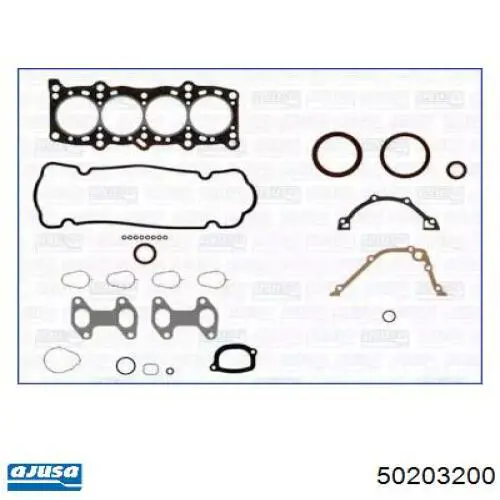  Juego de juntas de motor, completo para Fiat Panda 2 