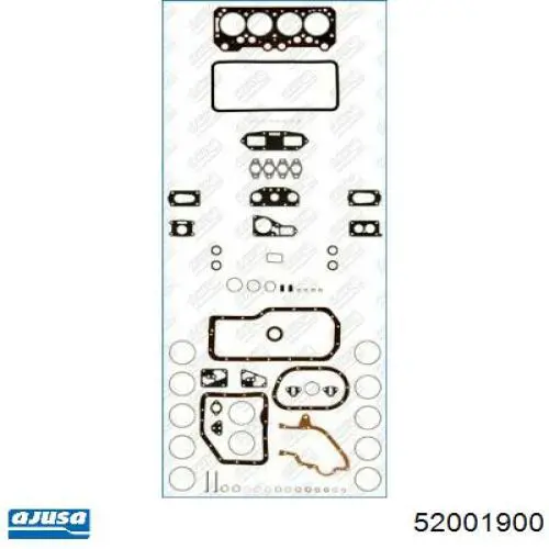 52001900 Ajusa juego de juntas de motor, completo, superior