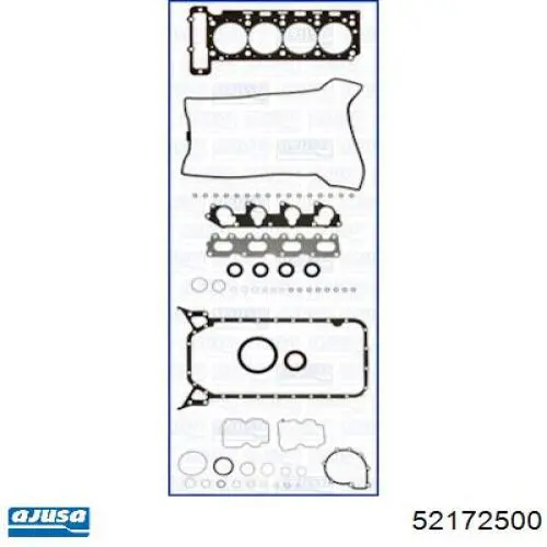 52172500 Ajusa juego de juntas de motor, completo, superior