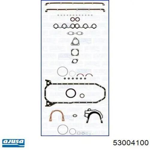 53004100 Ajusa juego de juntas de motor, completo, superior