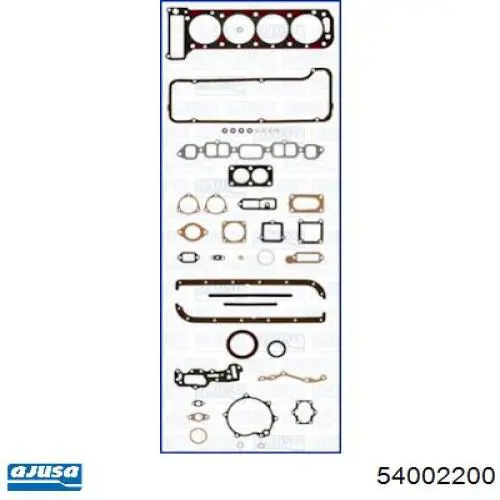 54002200 Ajusa juego completo de juntas, motor, inferior