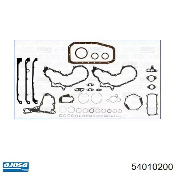 54010200 Ajusa juego completo de juntas, motor, inferior