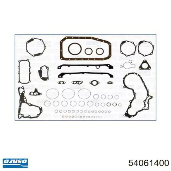 54061400 Ajusa juego completo de juntas, motor, inferior