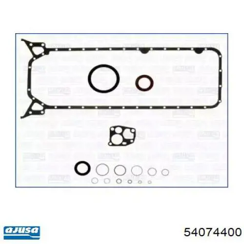 54074400 Ajusa juego completo de juntas, motor, inferior