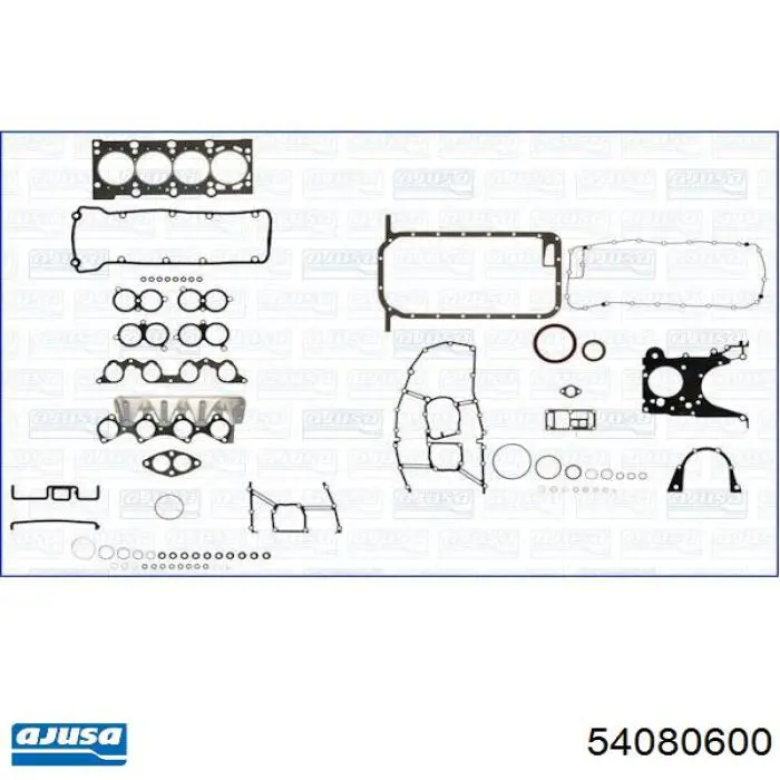 54080600 Ajusa juego completo de juntas, motor, inferior
