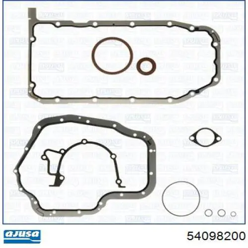 54098200 Ajusa juego completo de juntas, motor, inferior