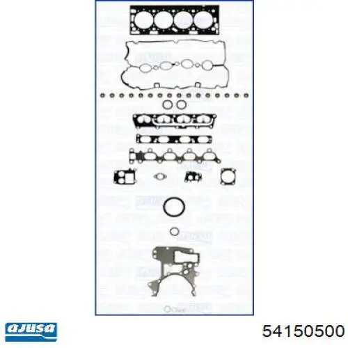 1606222 Opel juego completo de juntas, motor, inferior