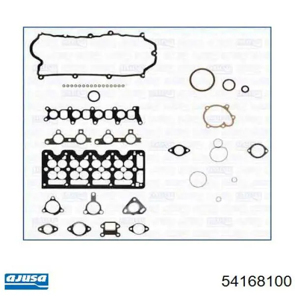 54168100 Ajusa juego completo de juntas, motor, inferior