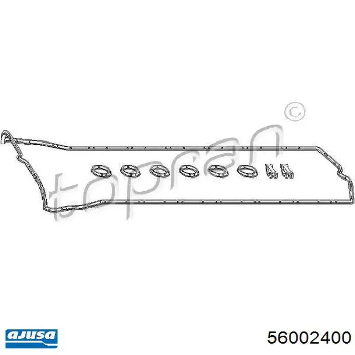 56002400 Ajusa junta de la tapa de válvulas del motor