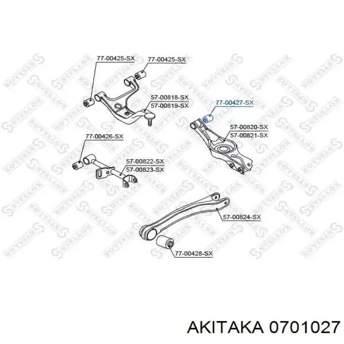  Suspensión, brazo oscilante trasero inferior para Hyundai Grandeur TG