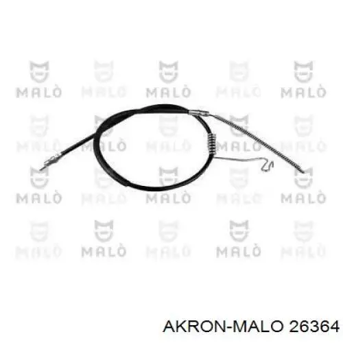 26364 Akron Malo cable de freno de mano trasero derecho