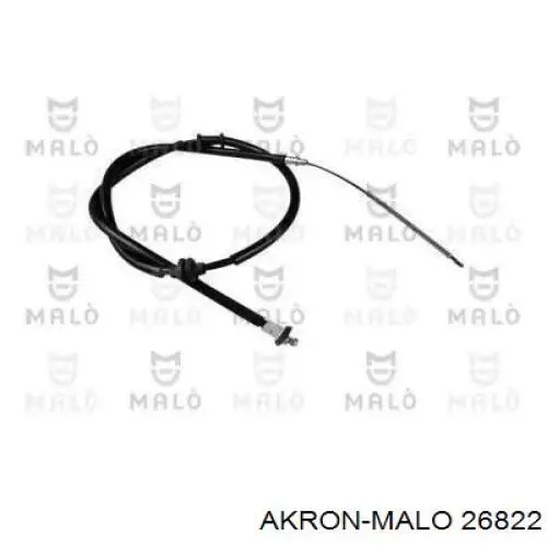 26822 Akron Malo cable de freno de mano trasero izquierdo