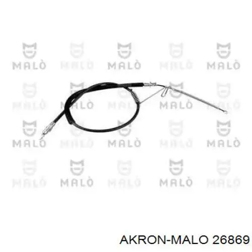 26869 Akron Malo cable de freno de mano trasero derecho