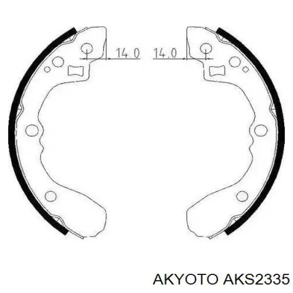 0449528120 Toyota zapatas de frenos de tambor traseras