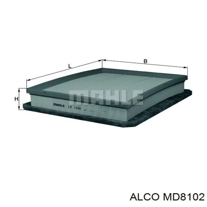 MD8102 Alco filtro de aire