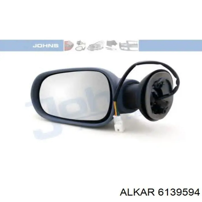 6139594 Alkar espejo retrovisor izquierdo