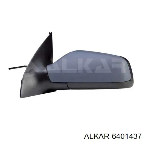 6401437 Alkar cristal de espejo retrovisor exterior izquierdo