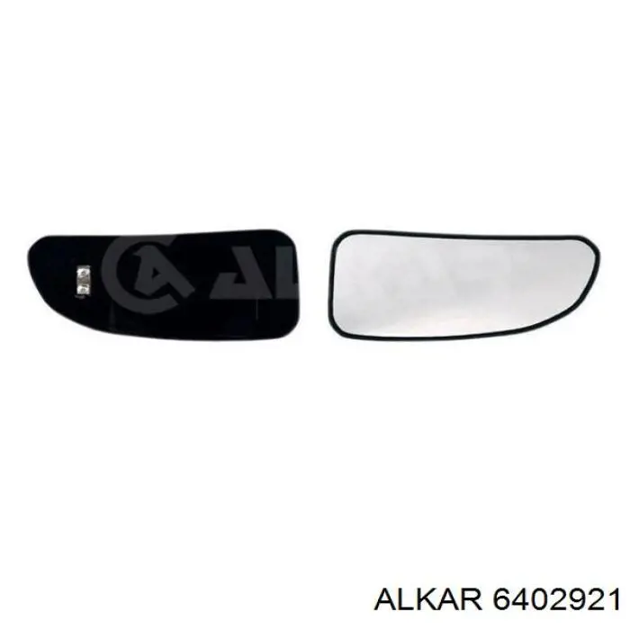 6402921 Alkar cristal de espejo retrovisor exterior derecho