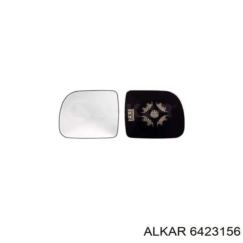 6423156 Alkar cristal de espejo retrovisor exterior izquierdo