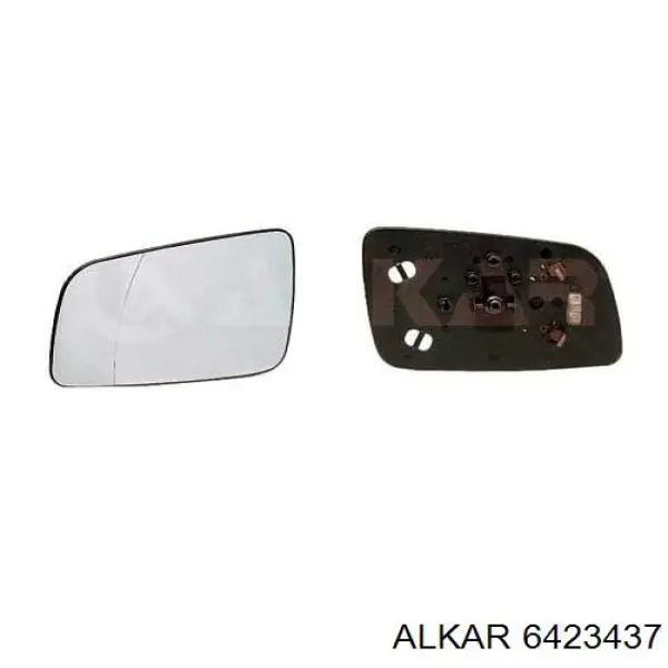 6423437 Alkar cristal de espejo retrovisor exterior izquierdo