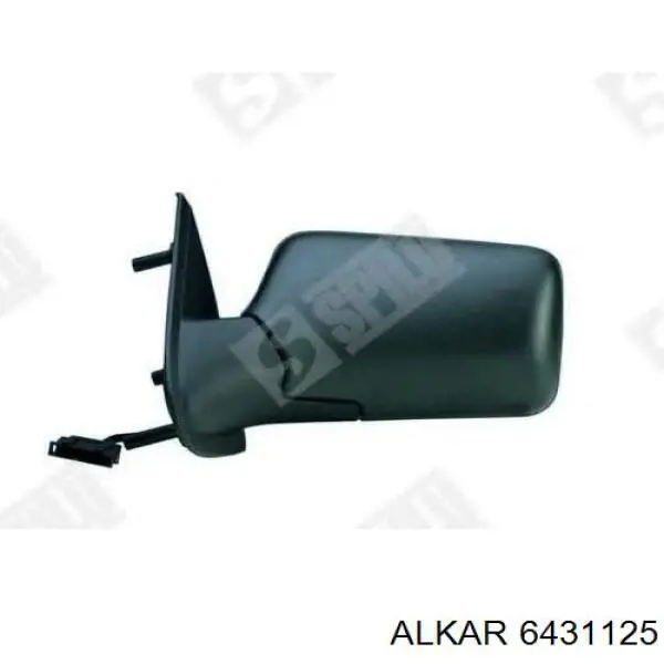 6431125 Alkar cristal de espejo retrovisor exterior izquierdo