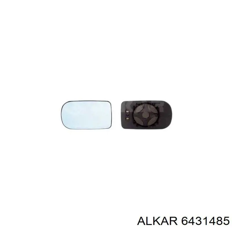 6431485 Alkar cristal de espejo retrovisor exterior izquierdo