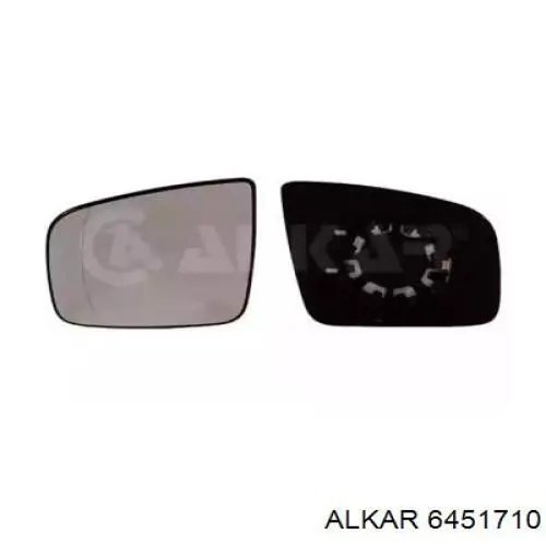 6451710 Alkar cristal de espejo retrovisor exterior izquierdo