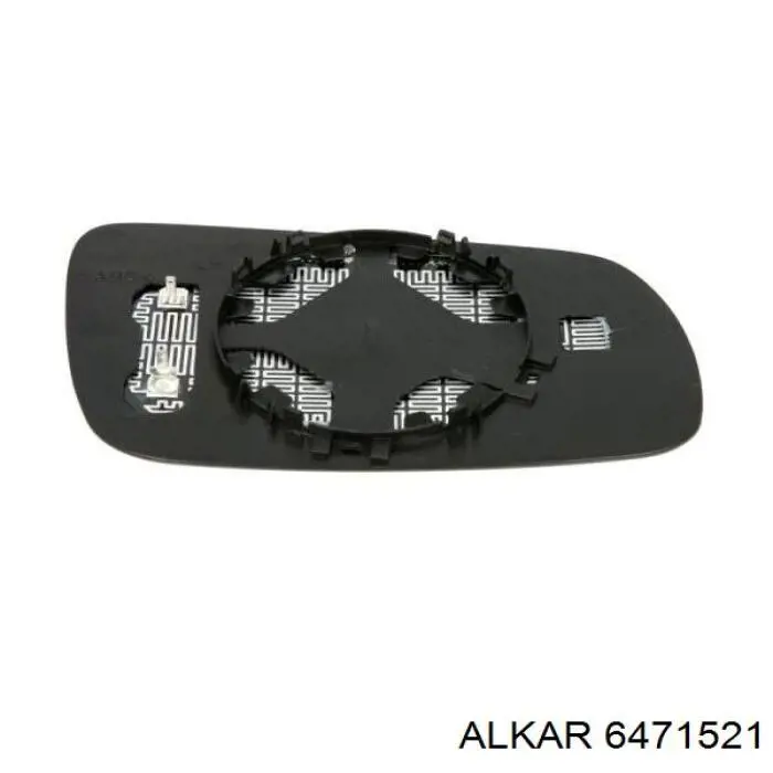 6471521 Alkar cristal de espejo retrovisor exterior izquierdo