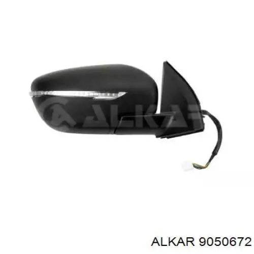  Espejo retrovisor derecho para Nissan Qashqai 2 