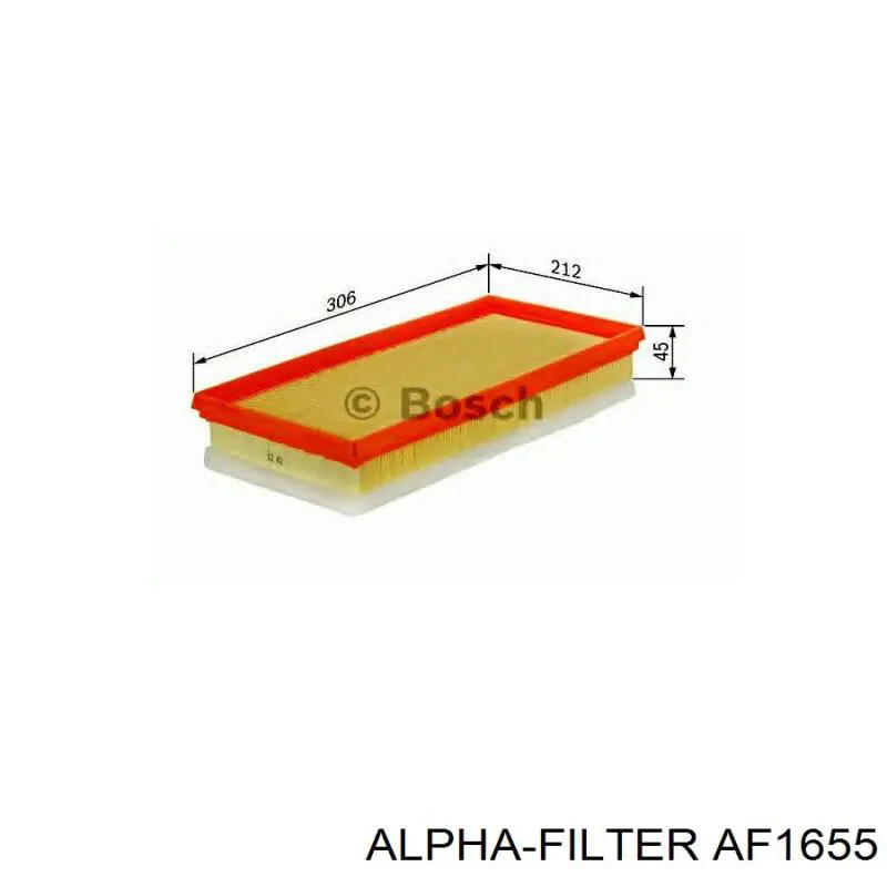 AF1655 Alpha-filter filtro de aire