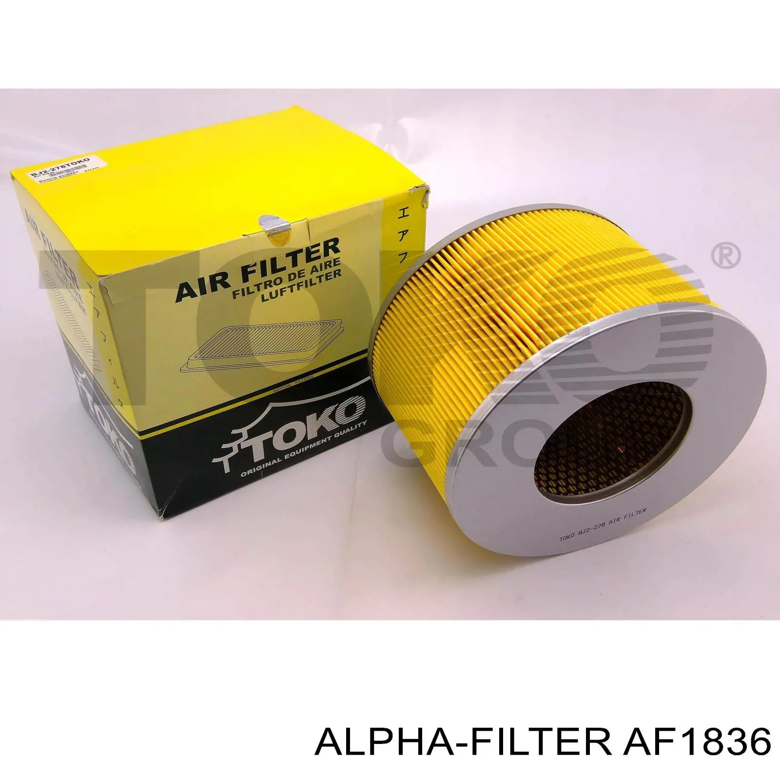 AF1836 Alpha-filter filtro de aire