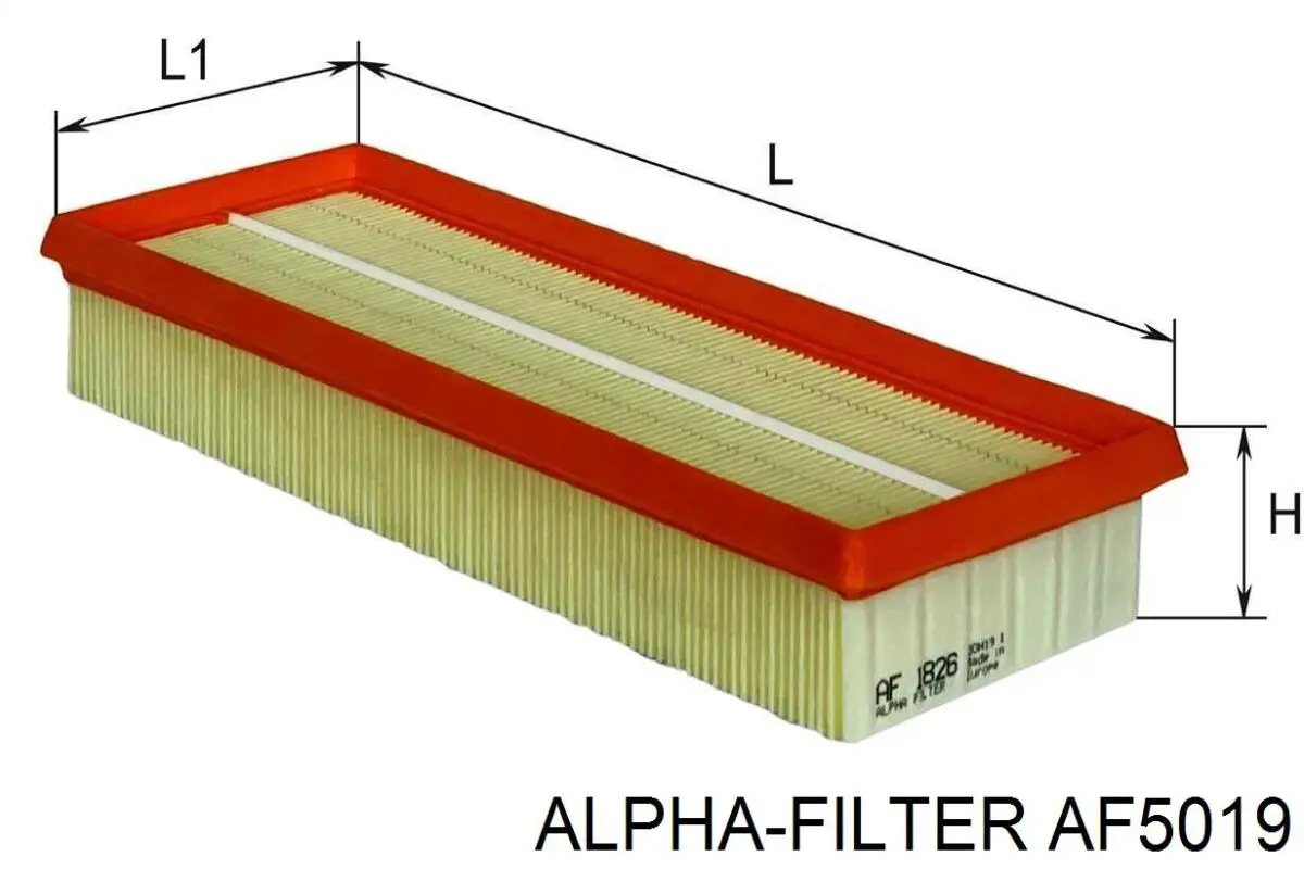 AF5019 Alpha-filter filtro de habitáculo