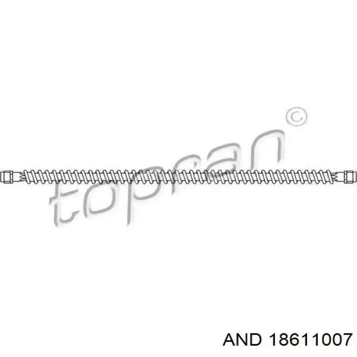 18611007 AND tubo flexible de frenos trasero