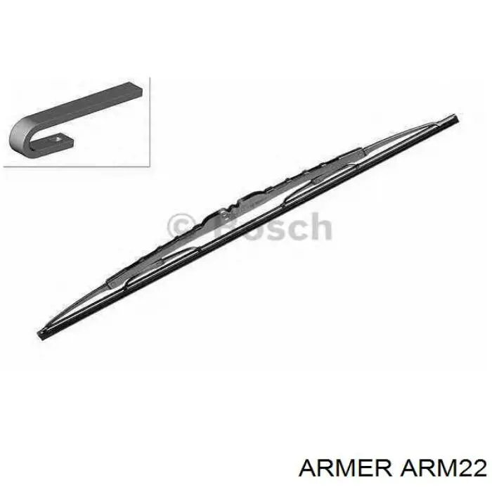 ARM-22 Armer limpiaparabrisas de luna delantera conductor