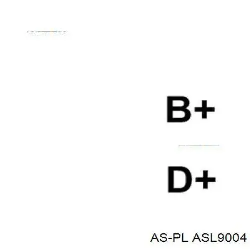 ASL9004 As-pl colector de rotor de alternador