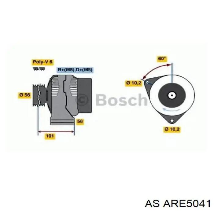 ARE5041 AS/Auto Storm regulador de rele del generador (rele de carga)