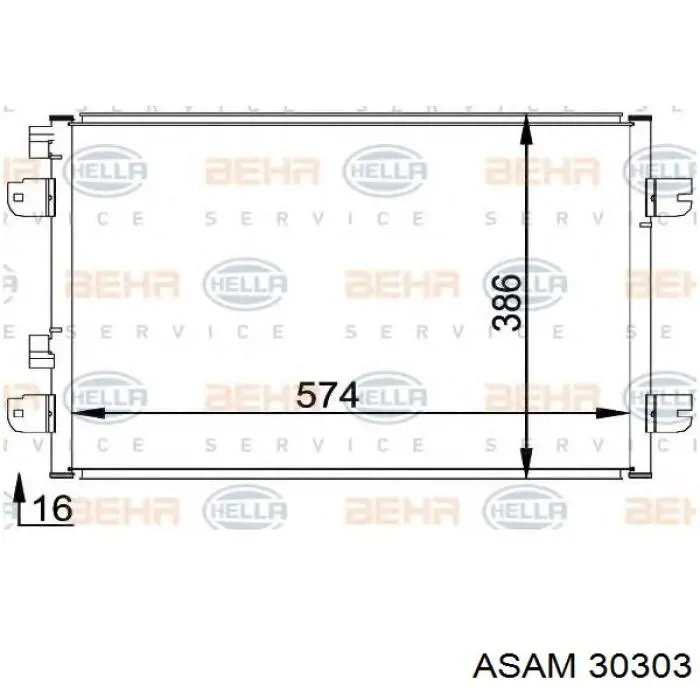 30303 Asam condensador aire acondicionado